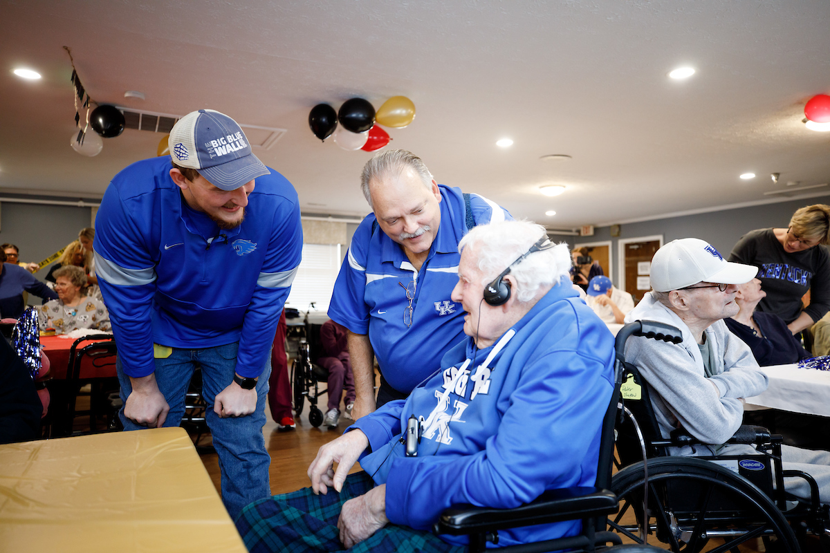 Cambridge Place named its dining hall the “Landon Young Dining Hall” for his support of the retirement home throughout his Wildcat career.  


Photo by Elliott Hess | UK Athletics