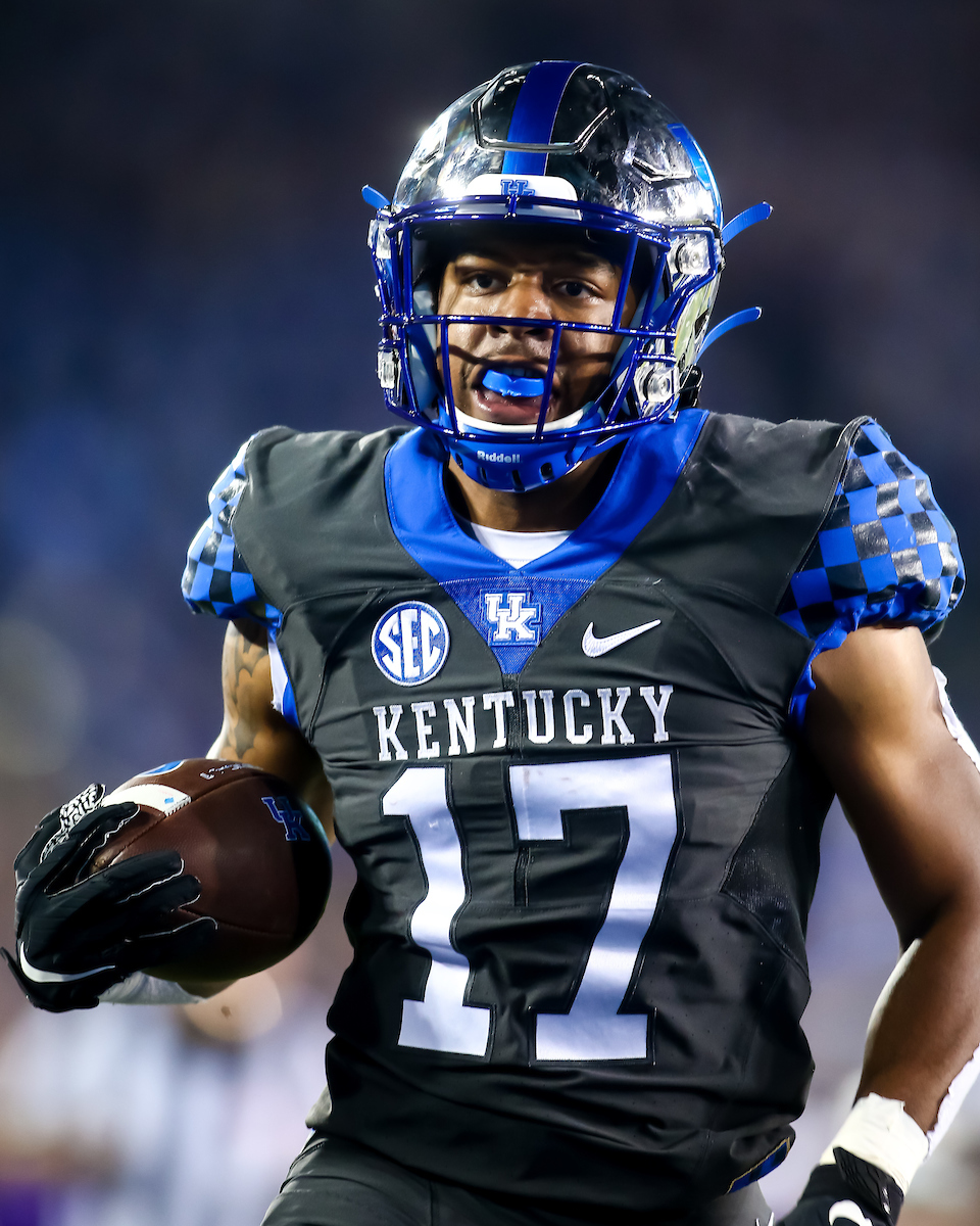 JuTahn McClain. 

UK beat LSU 42-21.

Photo by Eddie Justice | UK Athletics