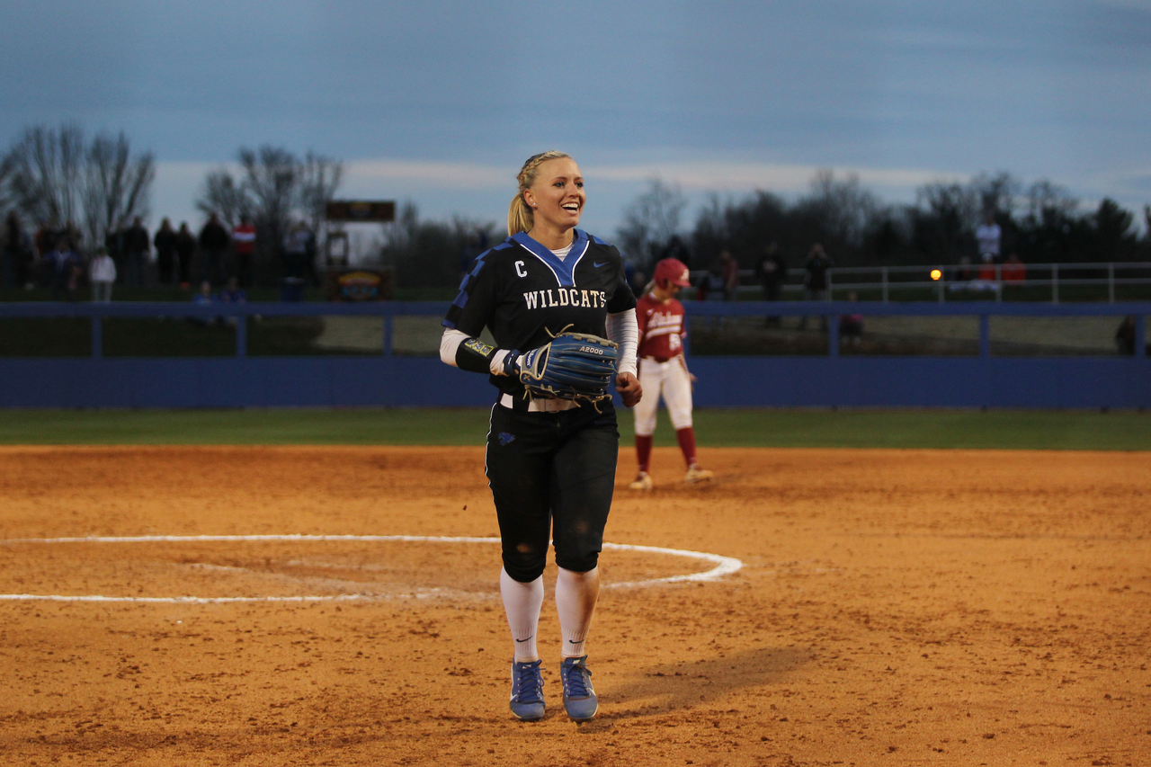 Erin Rethlake.

The University of Kentucky softball team beat Alabama 11-6 on Saturday, March 31st, 2018, at John Cropp Stadium in Lexington, Ky.

Photo by Quinn Foster I UK Athletics