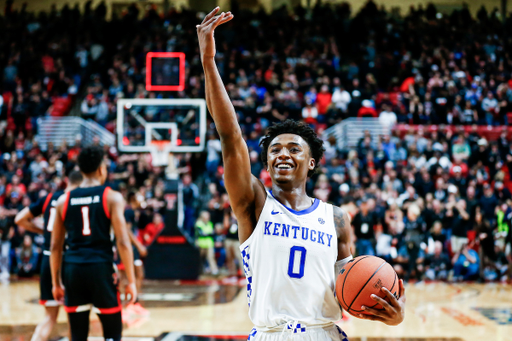 Ashton Hagans.  

Kentucky beat Texas Tech 76-74.

Photo by Chet White | UK Athletics