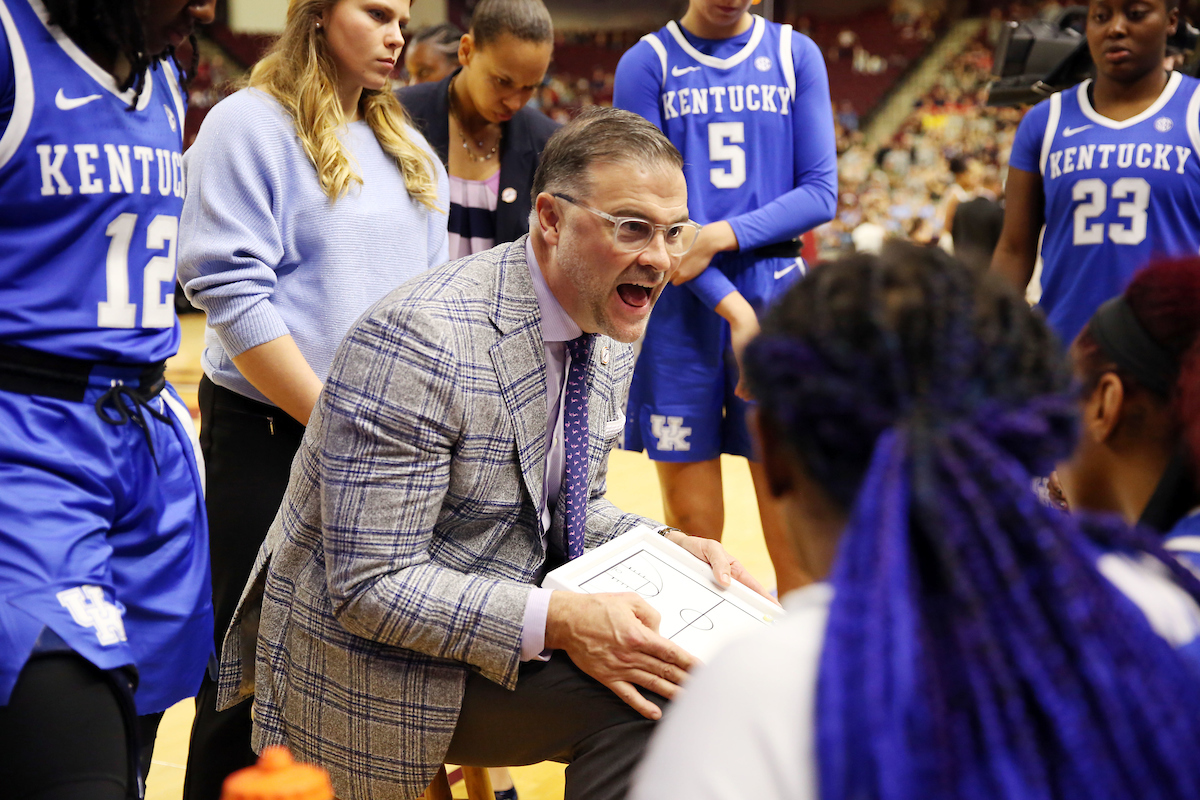 The UK Women's Basketball falls to Texas A&M. 
Photo by Hannah Phillips  | UK Athletics