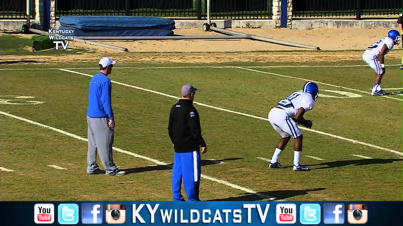 Kentucky Wildcats TV: Coach Elliot Mic'd Up - Spring Football 2014