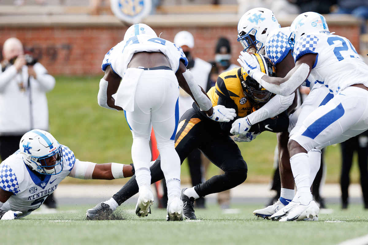 JAMIN DAVIS.

UK falls to Missouri 20-10.

Photo By Elliott Hess | UK Athletics