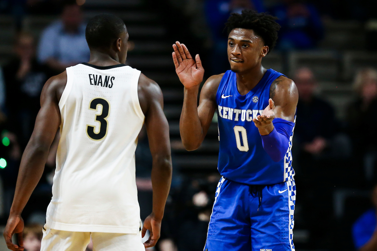 Ashton Hagans.

Kentucky beat Vanderbilt 78-64.

Photo by Chet White | UK Athletics