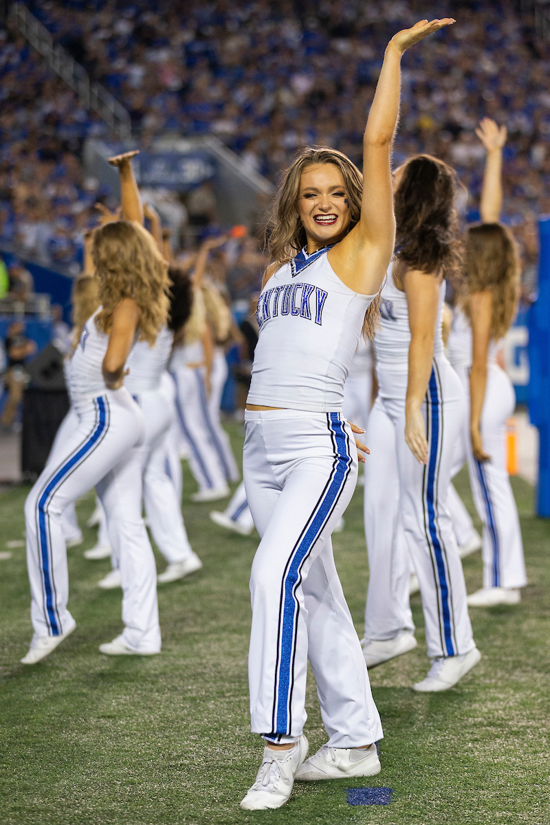 Sydney Hieneman.

UK beat LSU 42-21.

Photo by Grant Lee | UK Athletics