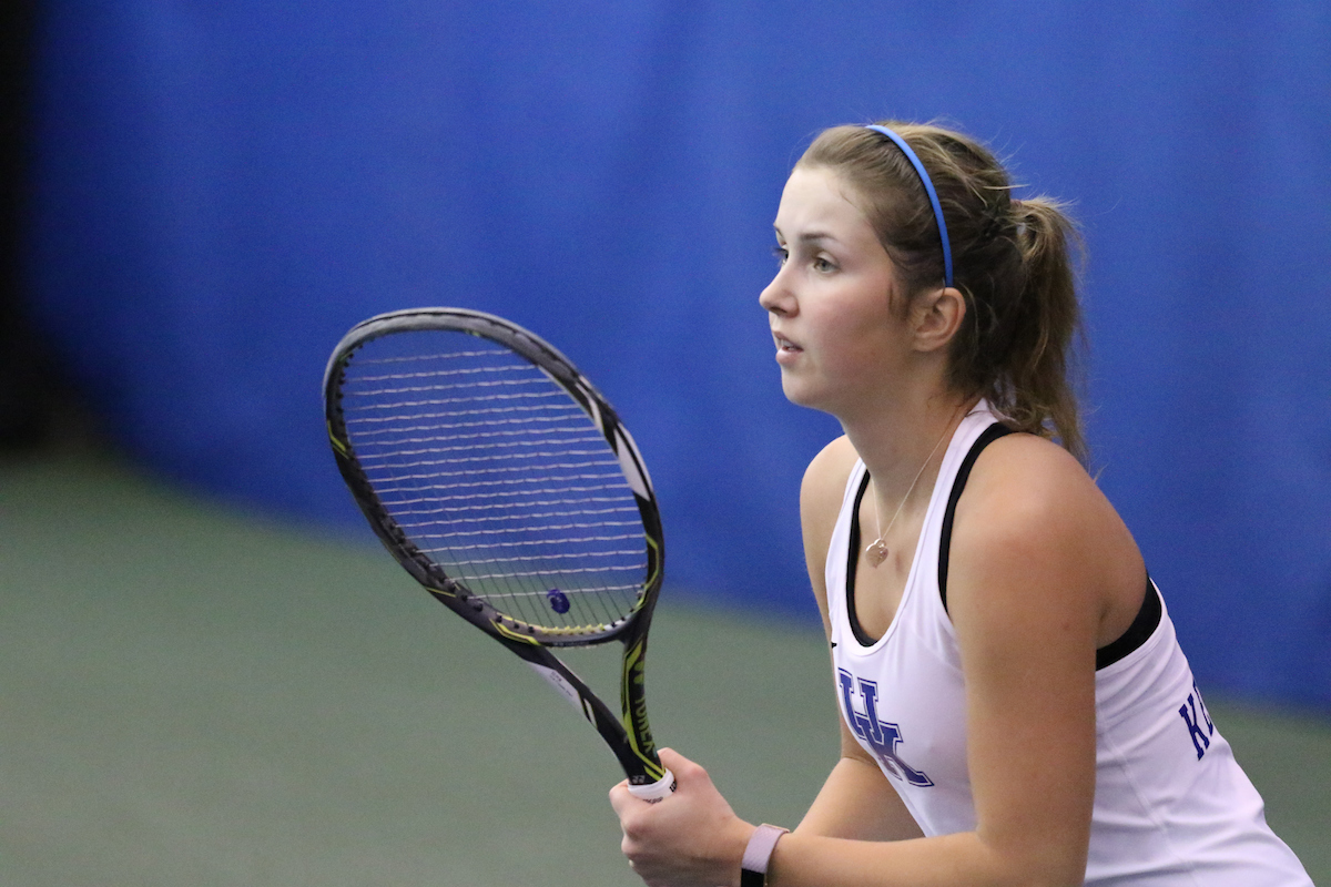 UK Women's Tennis in action against NC State on Saturday, January 27, 2018 at the Hilary J. Boone Tennis Center in Lexington, Ky.

Photos by Noah J. Richter | UK Athletics
