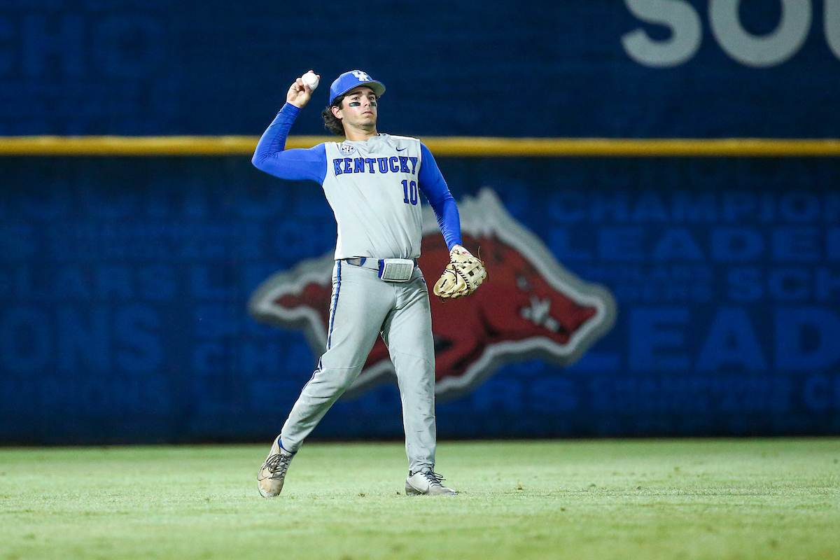 Hunter Jump.

Kentucky loses to LSU 6-11.

Photo by Sarah Caputi | UK Athletics