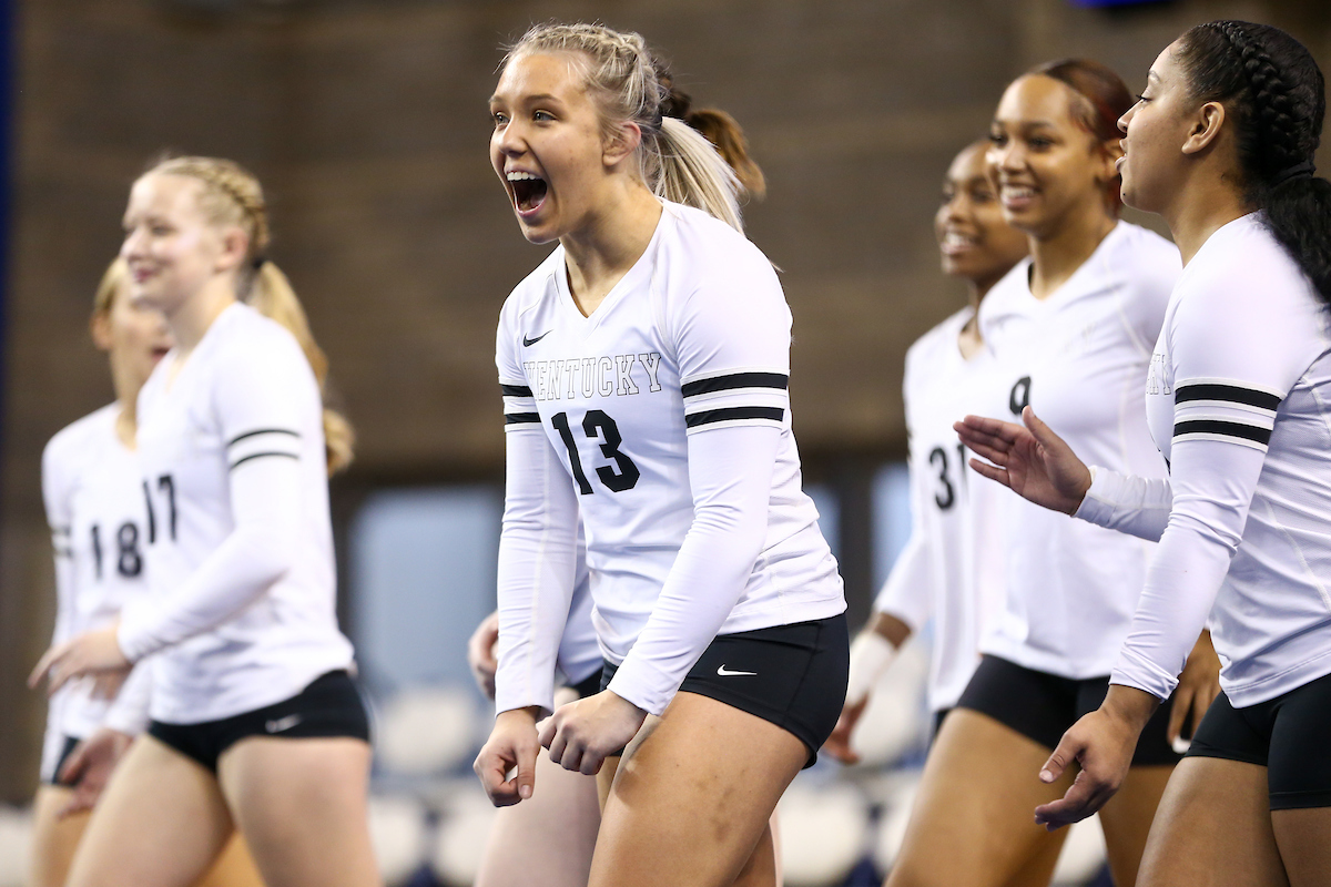 Karley Kalchbrenner.Kentucky Stunt blue and white scrimmage. Photo by Abbey Cutrer | UK Athletics