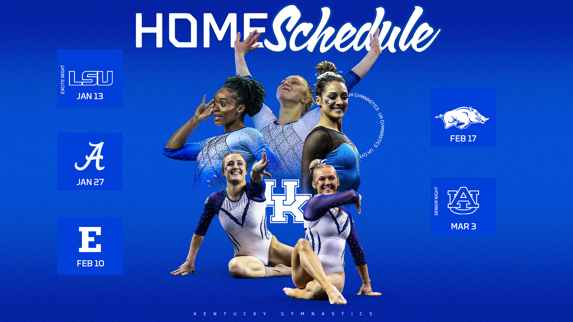Kentucky Gymnastics Releases 2023 Home Schedule