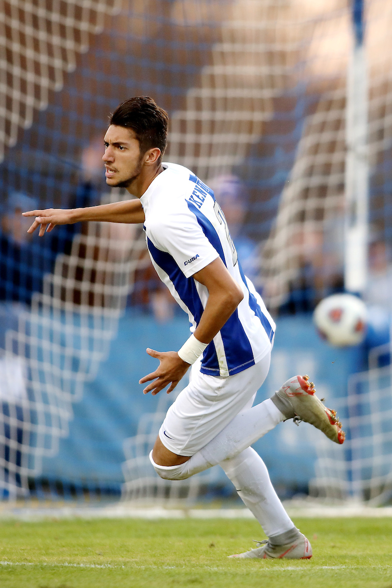 Kalil Elmedkhar.

Men's soccer beats Portland, 4-0.

Photo by Quinn Foster | UK Athletics