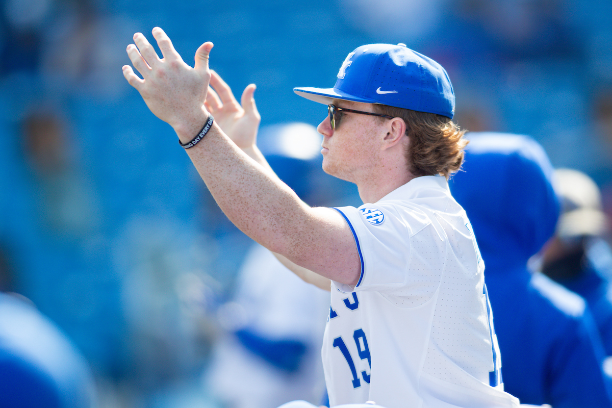 Nolan McCarthy.

Kentucky beats Alabama 11 - 0

Photo by Grant Lee | UK Athletics