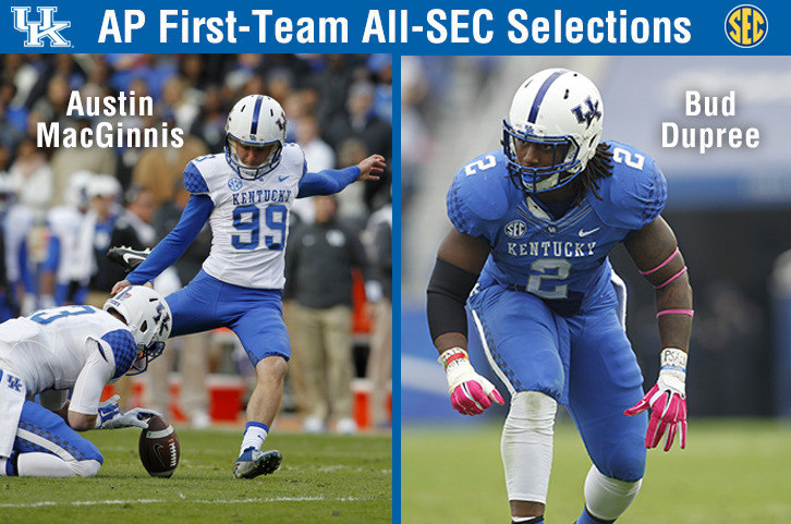 Dupree, MacGinnis Named Associated Press First-Team All-SEC