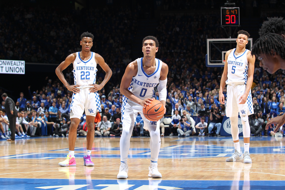 Quade Green.

The University of Kentucky men's basketball team beat Georgia 66-61 on Sunday, December 31, 2017 at Rupp Arena in Lexington, Ky. 

Photo by Quinn Foster I UK Athletics