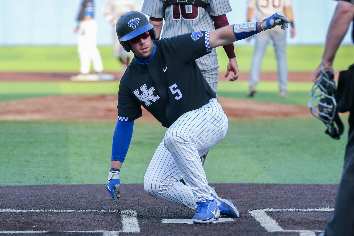 TJ Collett.

Kentucky defeats Bellarmin 12 - 0.

Photo by Sarah Caputi | UK Athletics