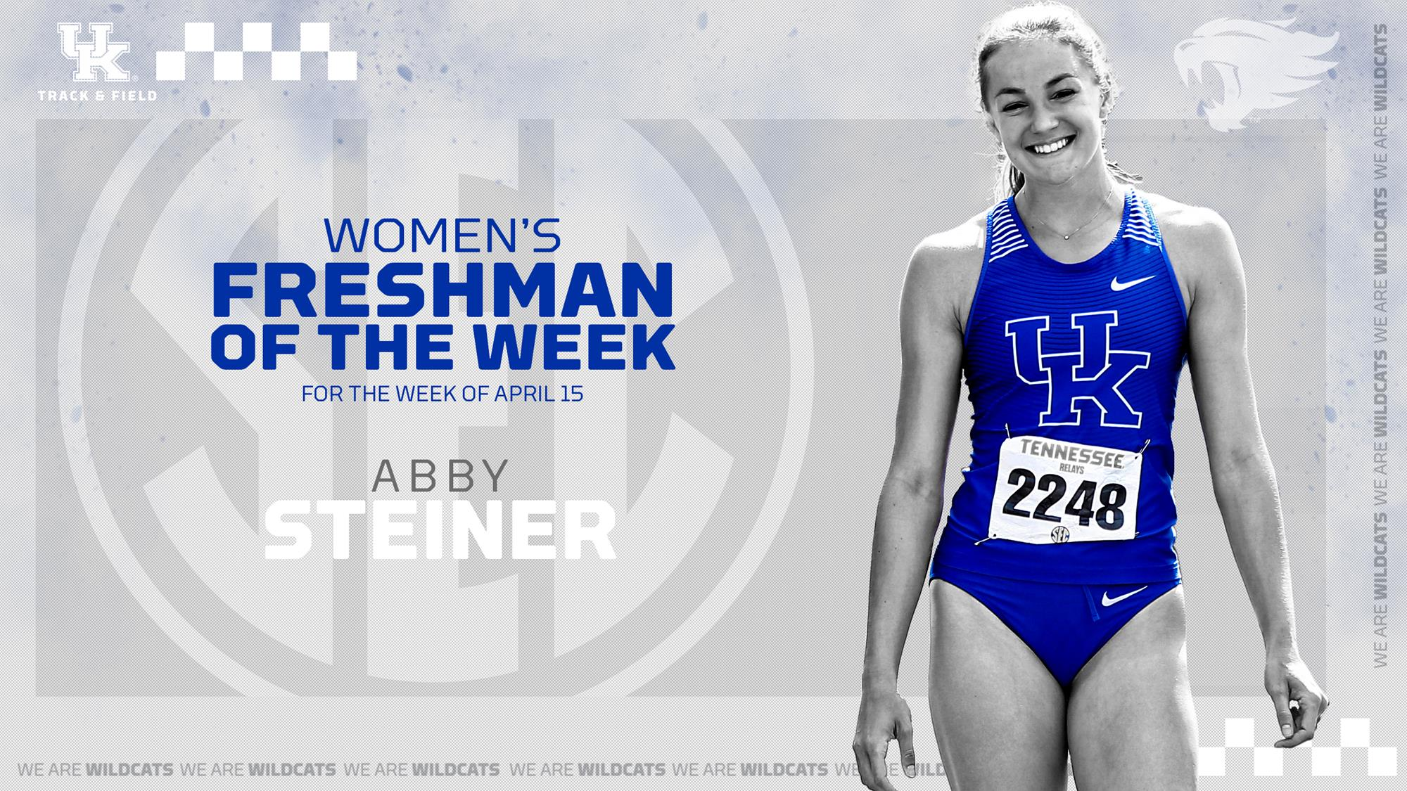 UKTF’s Abby Steiner Named SEC Freshman of the Week