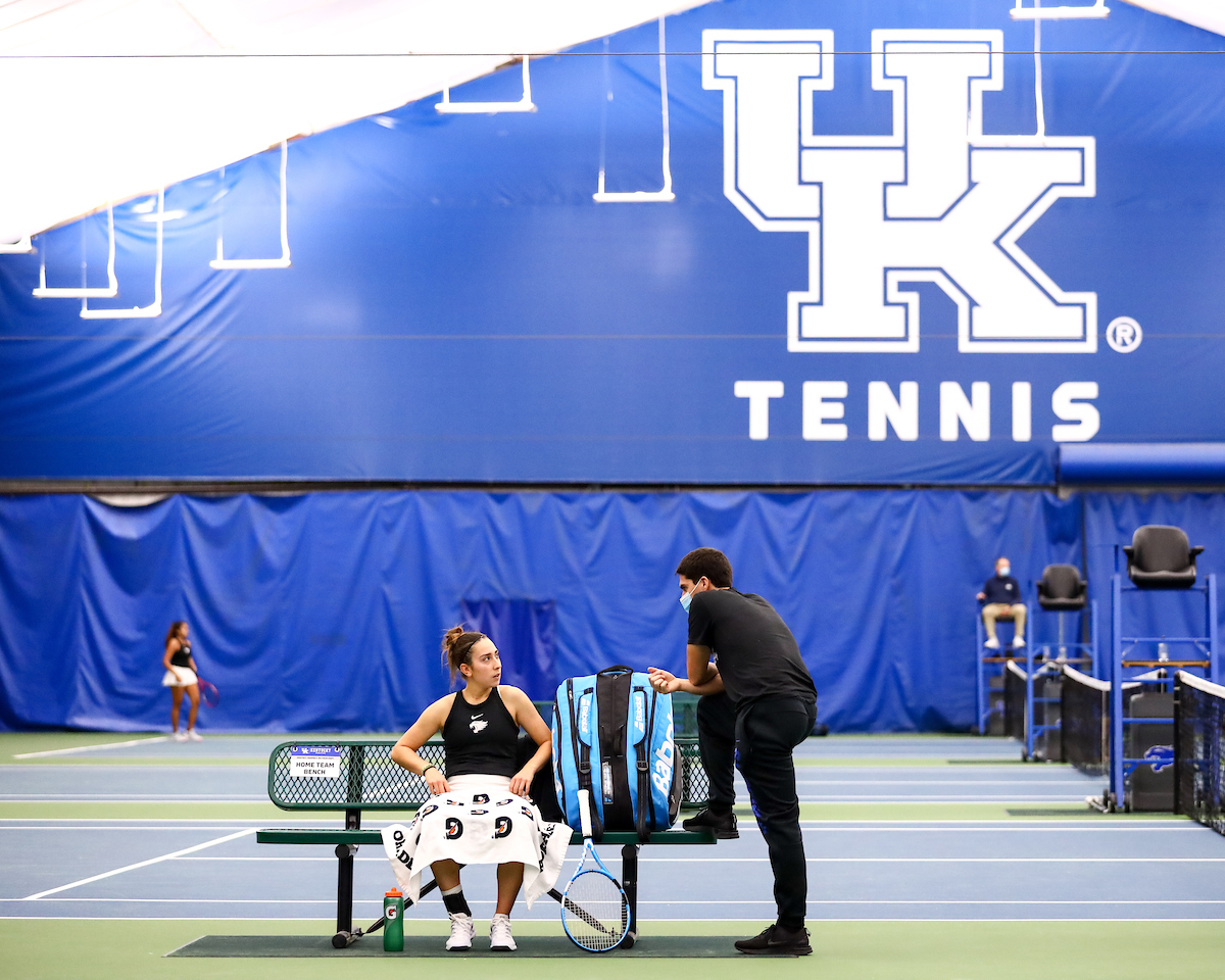 Maialen Morante. 

Kentucky beats Miami 7-0.

Photo by Eddie Justice | UK Athletics