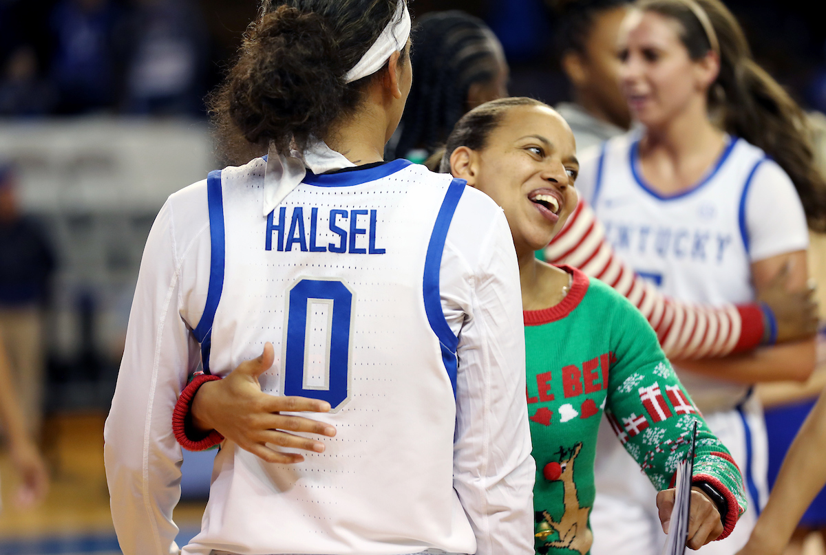 Amber Smith
The women's basketball team beat Murray State 88-49 on Friday, December 21, 2018. 

Photo by Britney Howard  | UK Athletics
