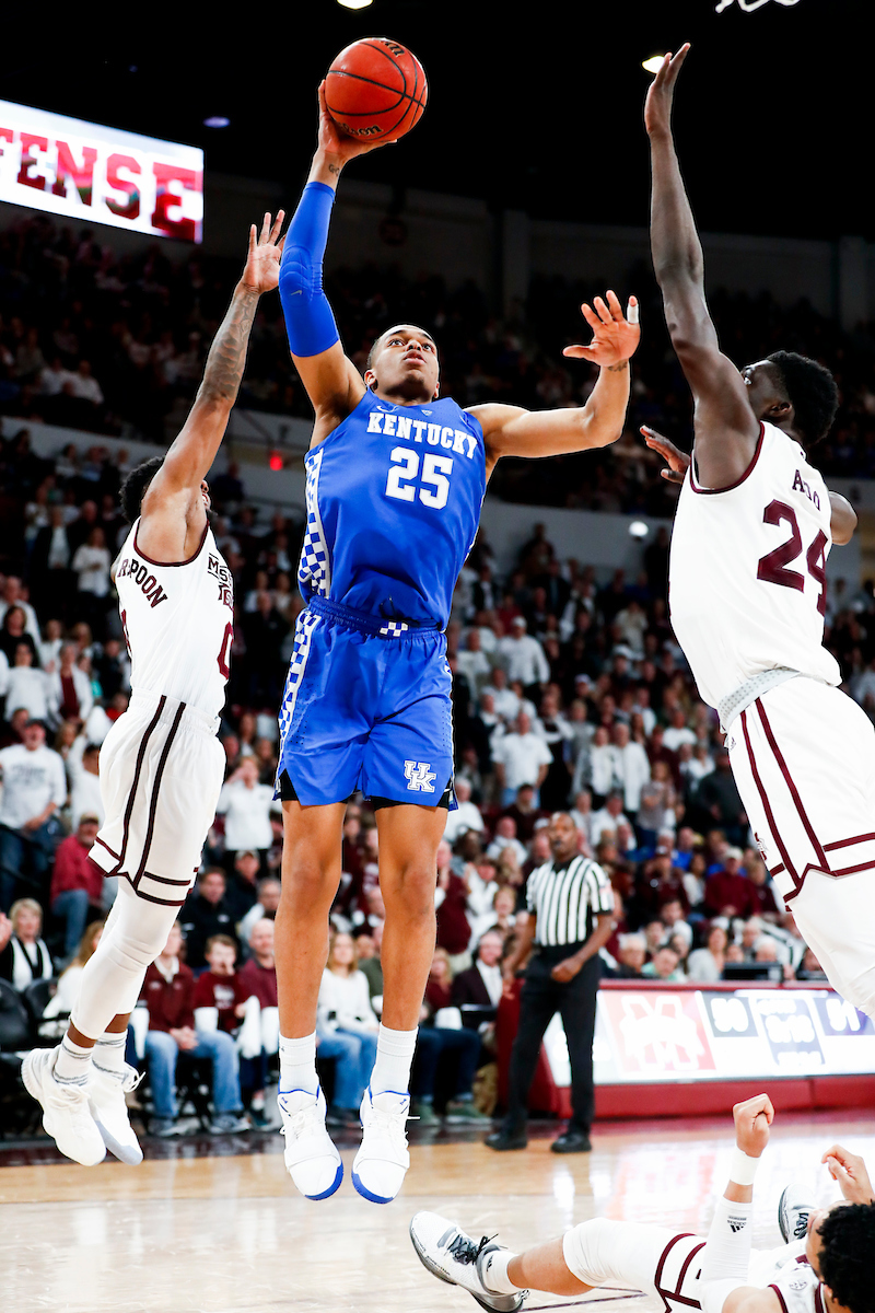 PJ Washington.

Kentucky beat Mississippi State 71-67 at Humphrey Coliseum in Starkville, MS.

Photo by Chet White | UK Athletics