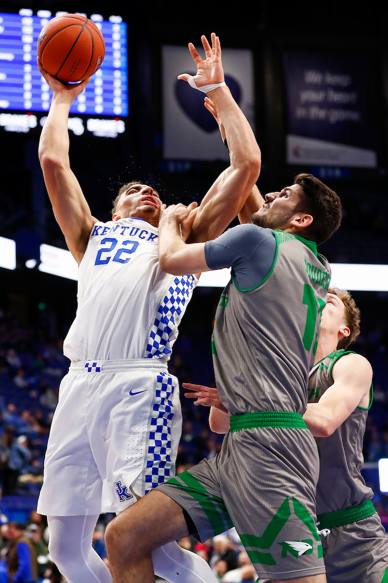 Reid Travis.

Men's basketball beats North Dakota 96-58.

Photo by Chet White | UK Athletics
