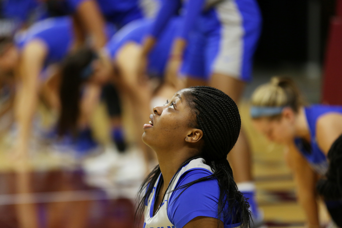 Kameron Roach


The University of Kentucky women's basketball team practice on January 4, 2018 at Reed Arena. 

Photo by Britney Howard | UK Athletics