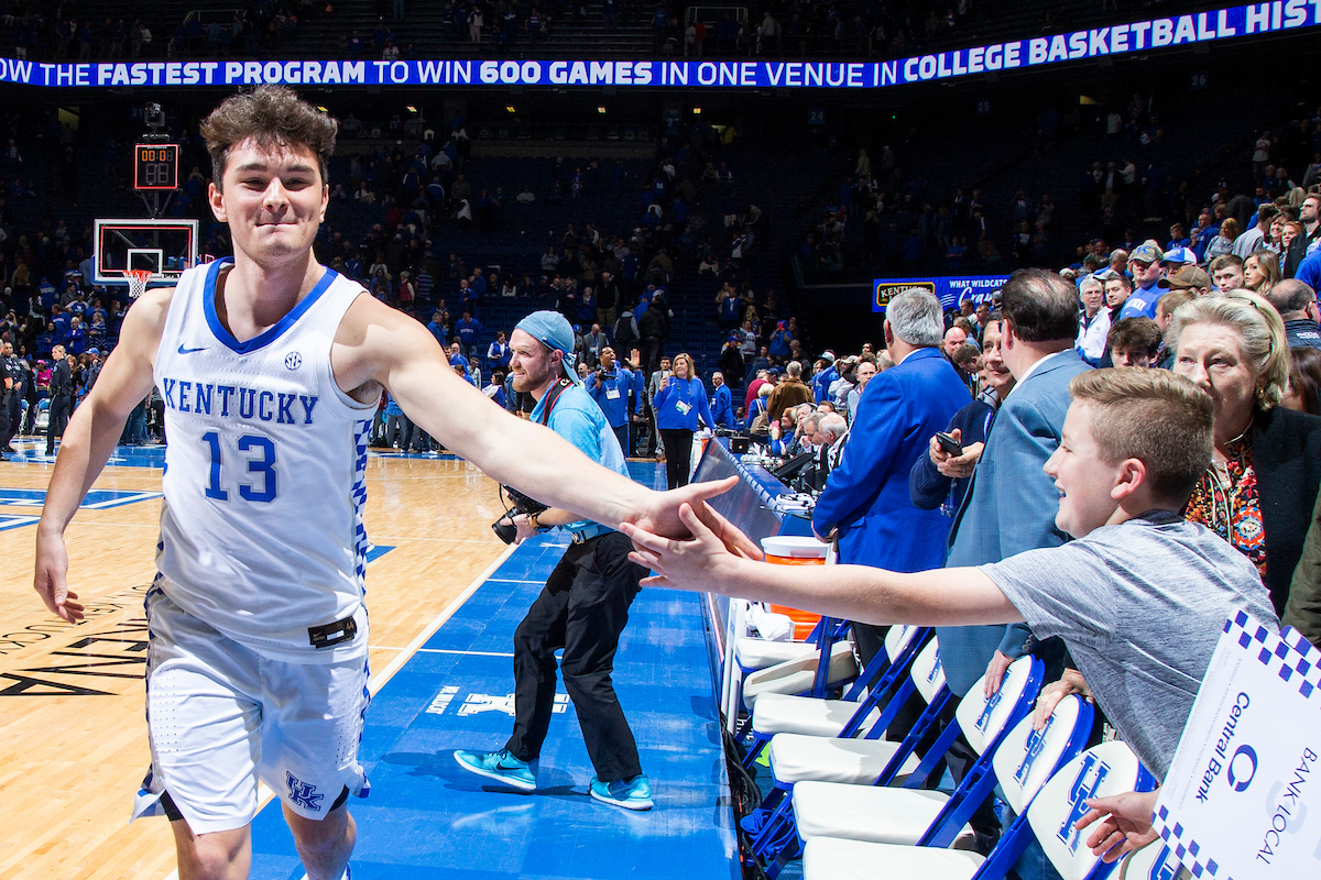 Riley Welch.

Kentucky beat Fairleigh Dickinson.

Photo by Chet White | UK Athletics