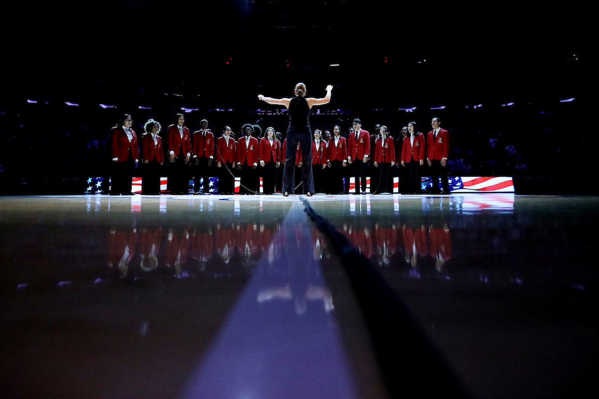 National Anthem.

UK falls to Seton Hall 84-83.

Photo by Quinn Foster | UK Athletics