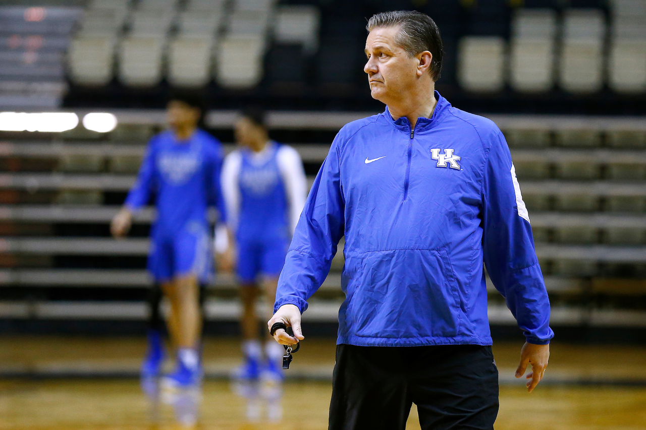 T
The University of Kentucky men's basketball team practiced at Memorial Gymnasium in Nashville, TN., on Friday, January 12, 2018.

