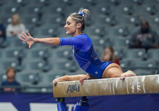 Kentucky gymnast during the SEC championship at BJCC's Legacy Arena in Birmingham, Ala., Saturday, March 19, 2022. (Marvin Gentry | Marvin-Gentry.com)