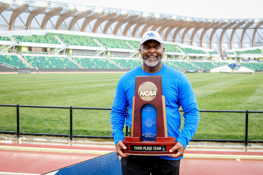 Lonnie Greene.

Day Four. The UK women’s track and field team placed third at the NCAA Track and Field Outdoor Championships at Hayward Field in Eugene, Or.

Photo by Chet White | UK Athletics
