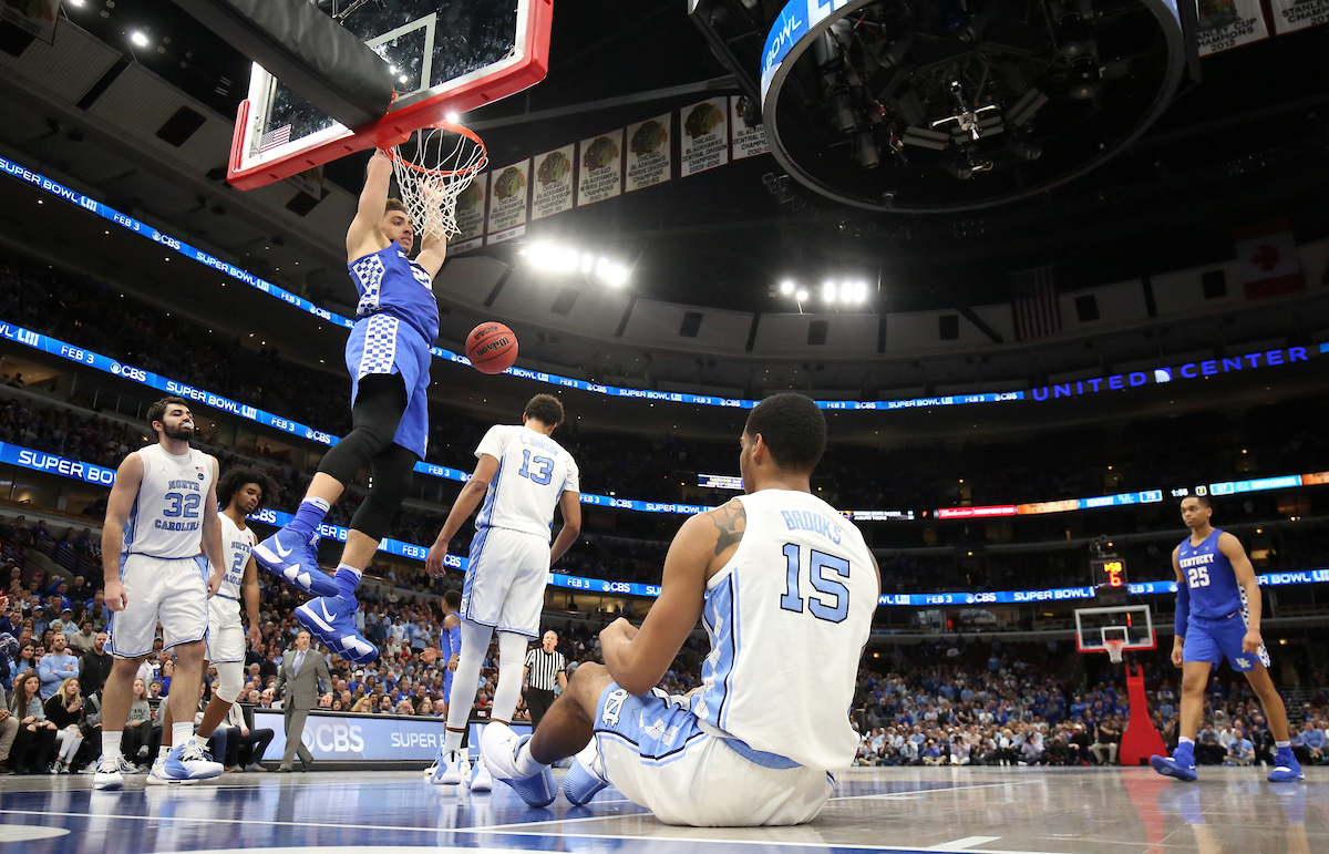 Reid Travis. 

UK beats to UNC 80-72. 


Photo By Barry Westerman | UK Athletics