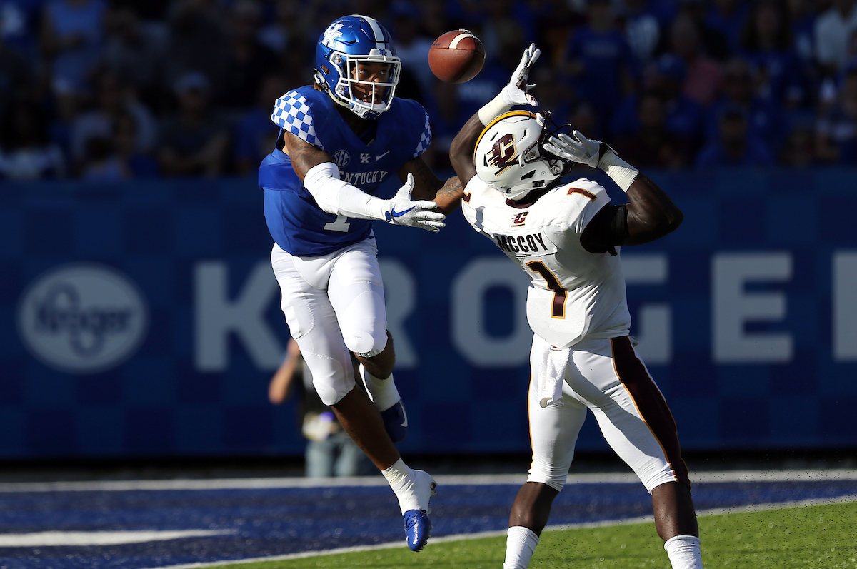 Lynn Bowden 

Kentucky Football beats Central Michigan 35-20.

Photo by Britney Howard | UK Athletics