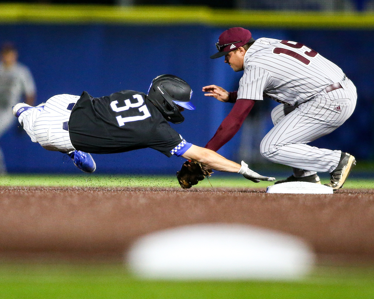 Cam Hill. 

Kentucky defeats Bellarmine 12-0. 

Photo by Eddie Justice | UK Athletics