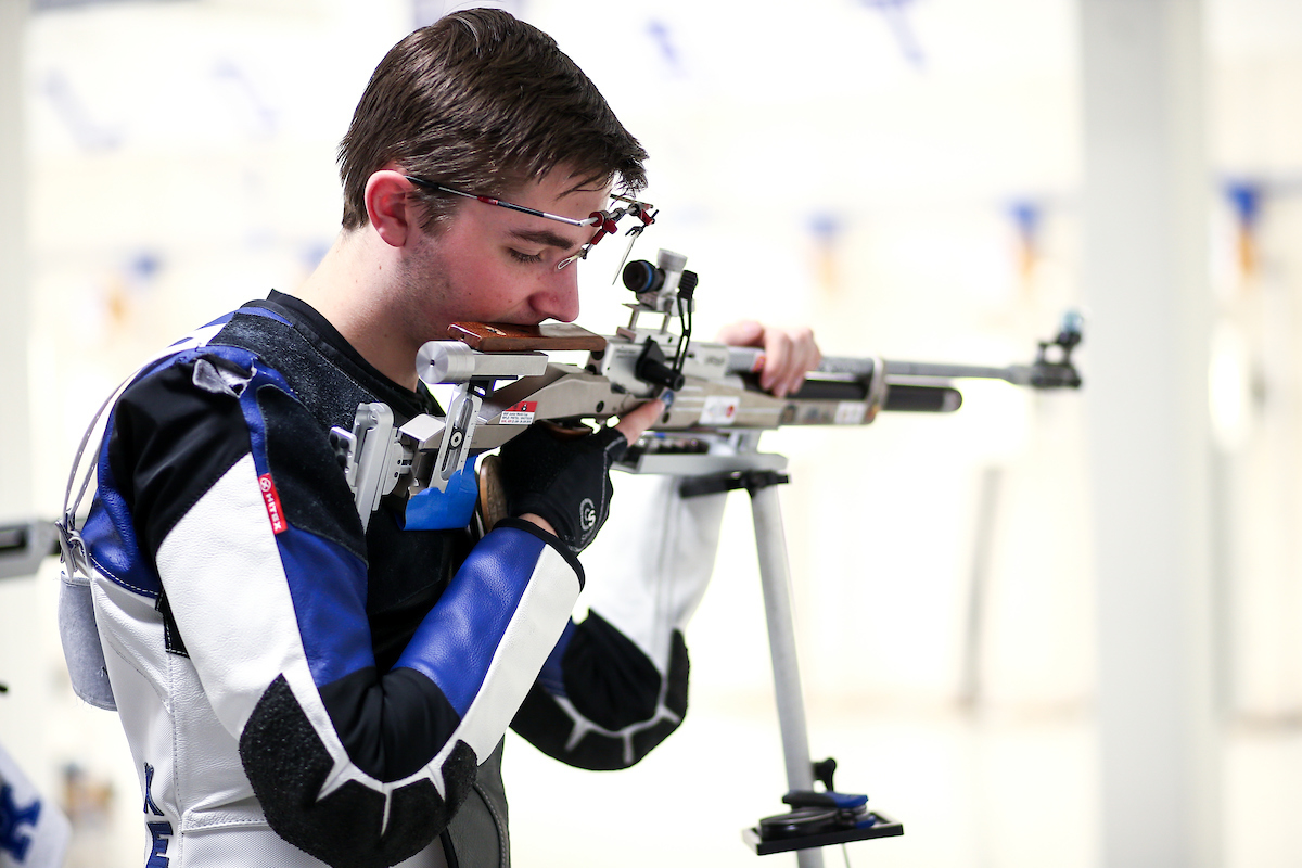 Will Shaner. 

Kentucky beat Memphis. 

Photo by Eddie Justice | UK Athletics