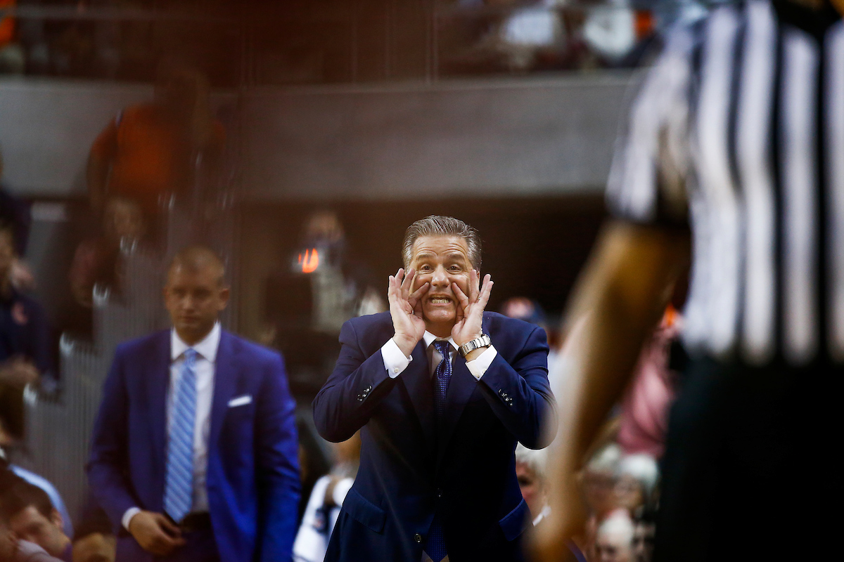 John Calipari.

Kentucky beat Auburn 82-80 at Auburn Arena in Auburn, AL., on Saturday, January 19, 2019.

Photo by Chet White | UK Athletics