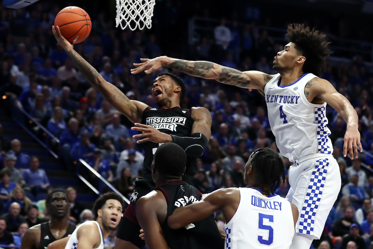 Nick Richards. Immanuel Quickley.

Kentucky beat Miss St. 80-72.

Photo by Elliott Hess | UK Athletics