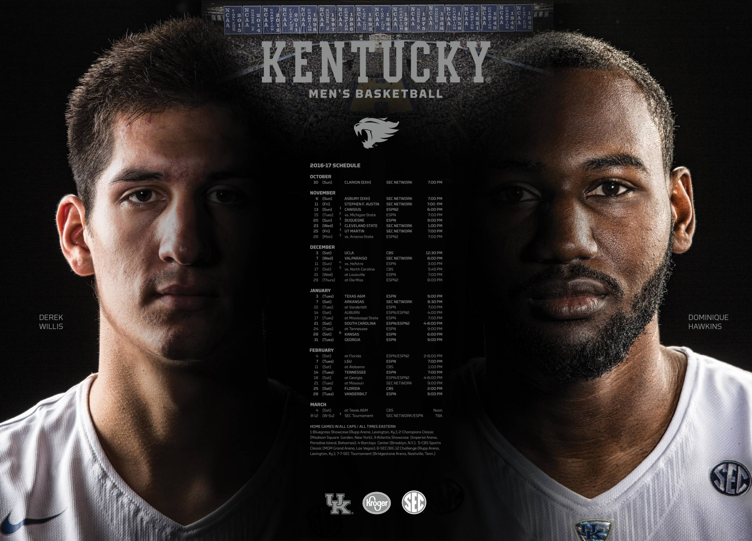 2016-17 Men’s, Women’s Basketball Posters Unveiled