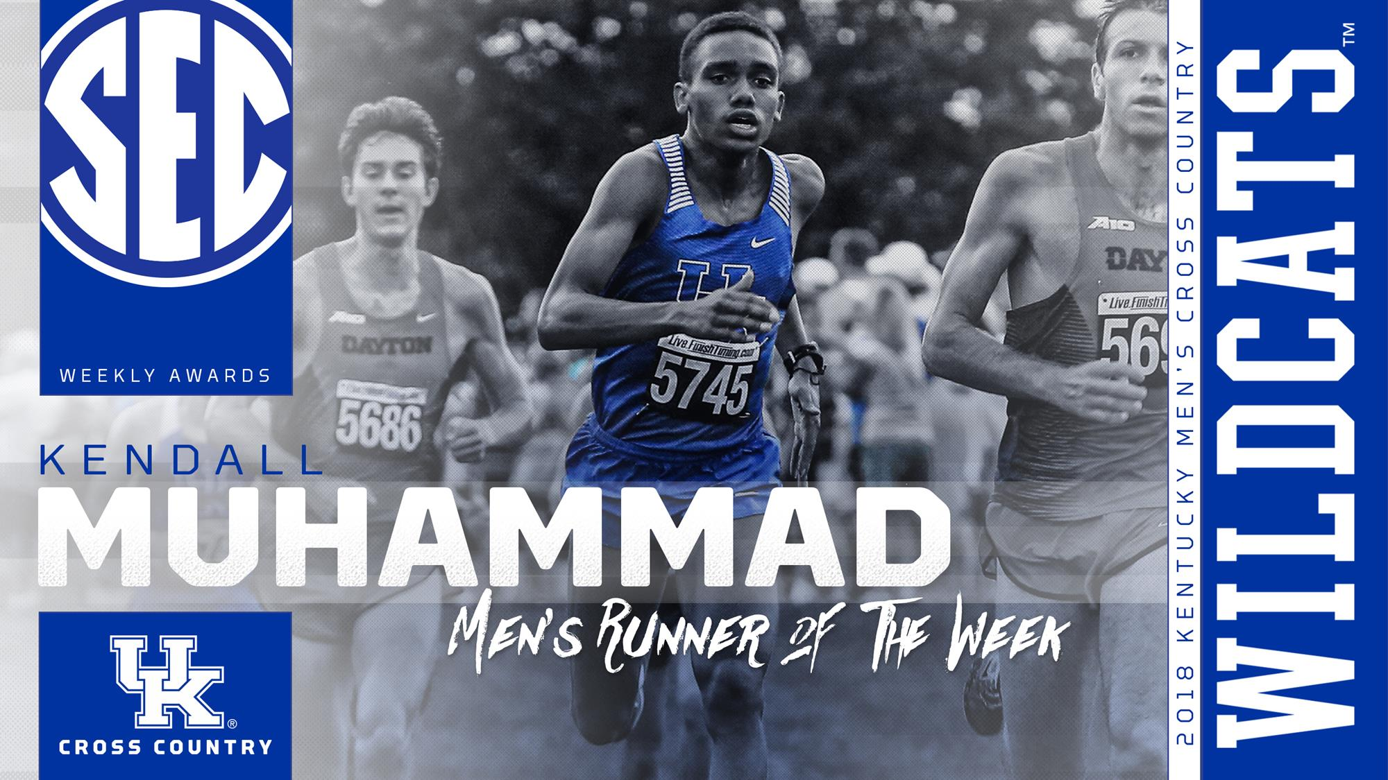 Muhammad, Warren Sweep SEC Cross Country Runner of the Week Awards