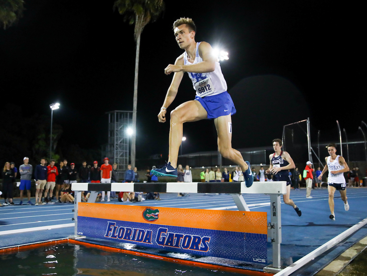during the Pepsi Florida Relays at James G. Pressly Stadium on Friday, March 29, 2019 in Gainesville, Fla. (Photo by Matt Stamey)