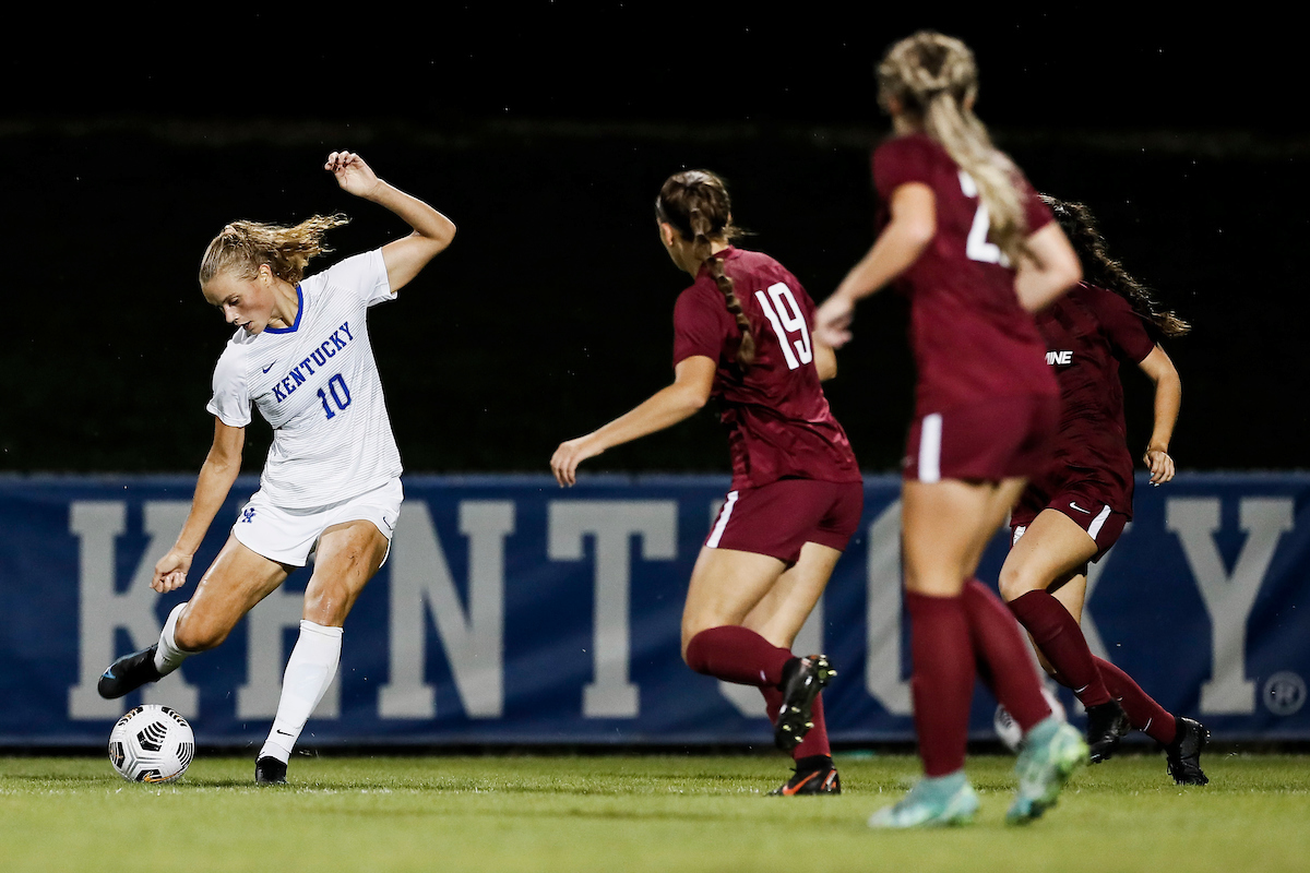 Emilie Rhode.

Kentucky beat Bellarmine 4-0.

Photos by Chet White | UK Athletics