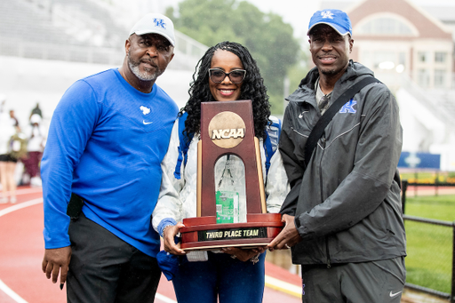 Lonnie Greene. La Tayna Greene. Tim Hall.

Day Four. The UK women’s track and field team placed third at the NCAA Track and Field Outdoor Championships at Hayward Field in Eugene, Or.

Photo by Chet White | UK Athletics