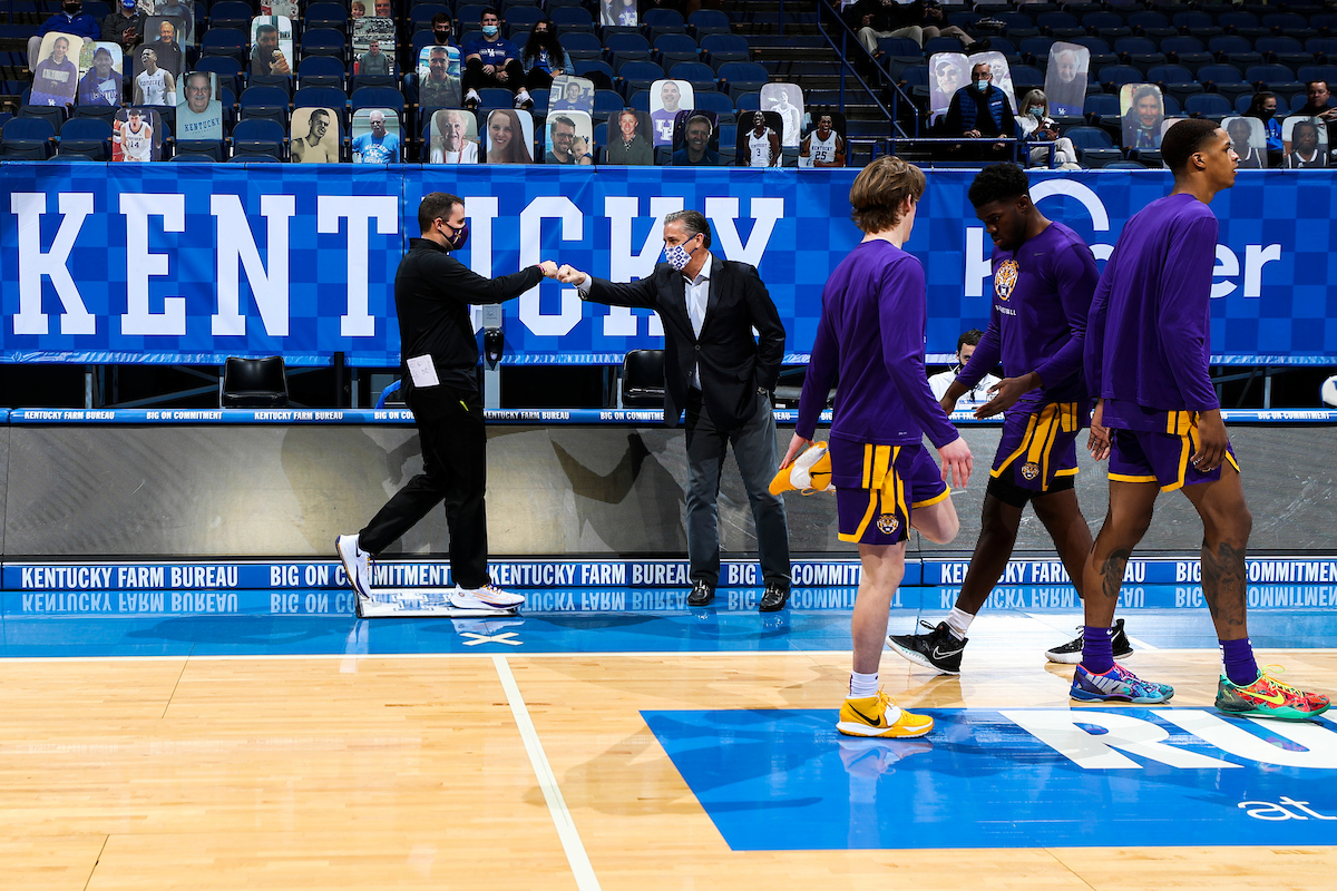 John Calipari.

Kentucky beat LSU, 82-69.

Photo by Chet White | UK Athletics