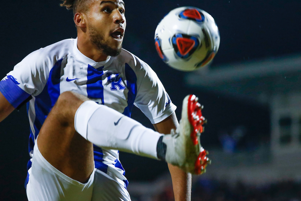JJ Williams.

Men's soccer beat Lipscomb 2-1.

Photo by Chet White | UK Athletics