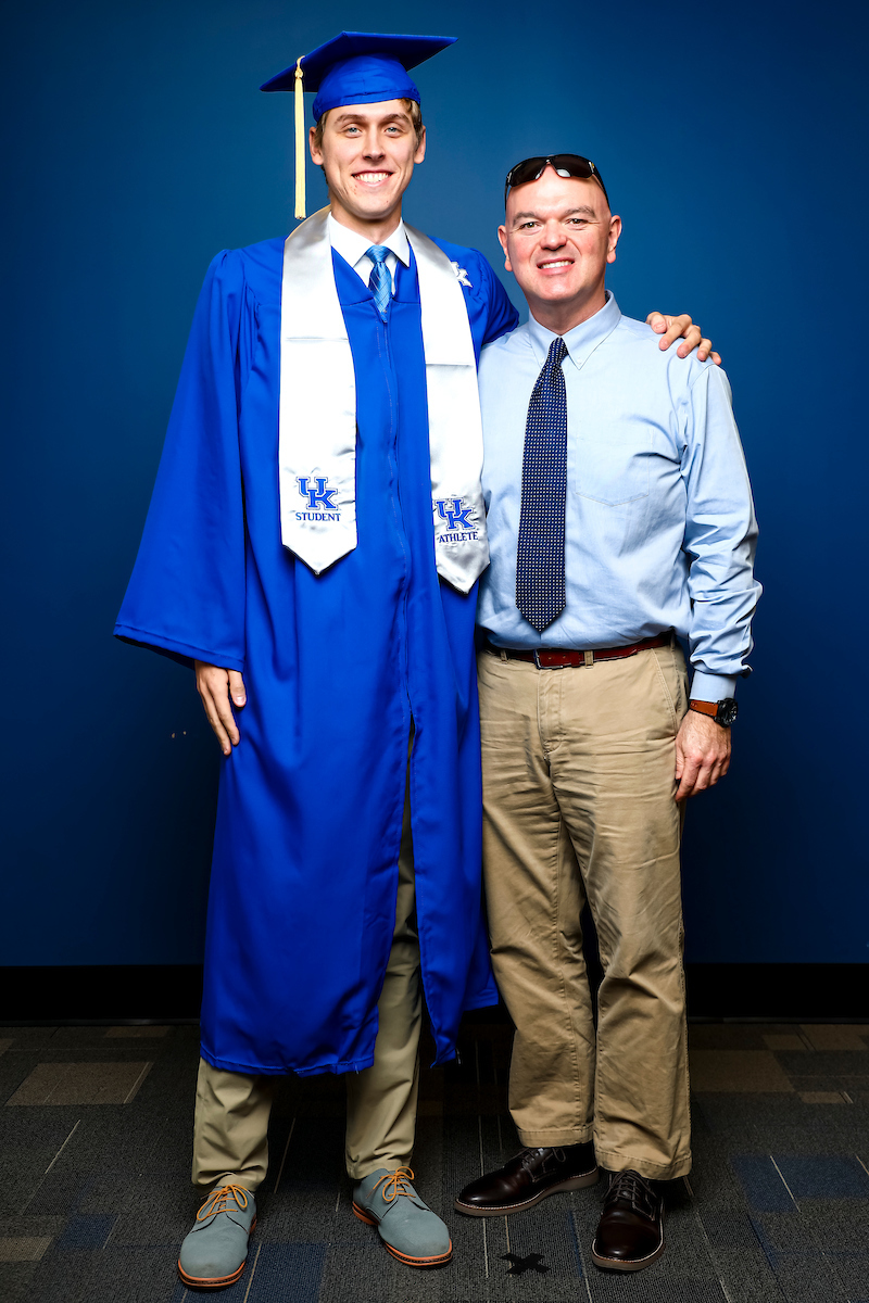 Alex Degen.

December 2021 Graduation Photos.

Photo by Eddie Justice | UK Athletics