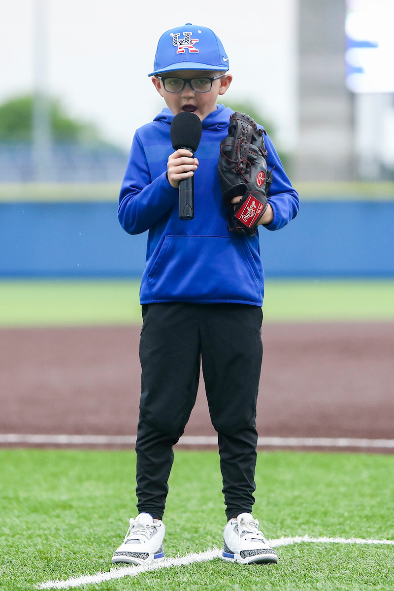 Play Ball Kid.

Kentucky beats Tennessee 3-2.

Photo by Sarah Caputi | UK Athletics