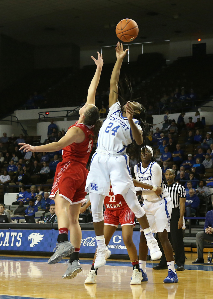 Taylor Murray. 

UK beats to Sacred Heart University 71-43. 


Photo By Barry Westerman | UK Athletics