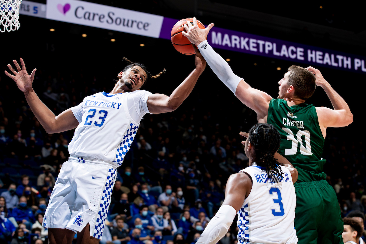 Bryce Hopkins.

Kentucky beat Ohio University 77-59.

Photos by Chet White | UK Athletics