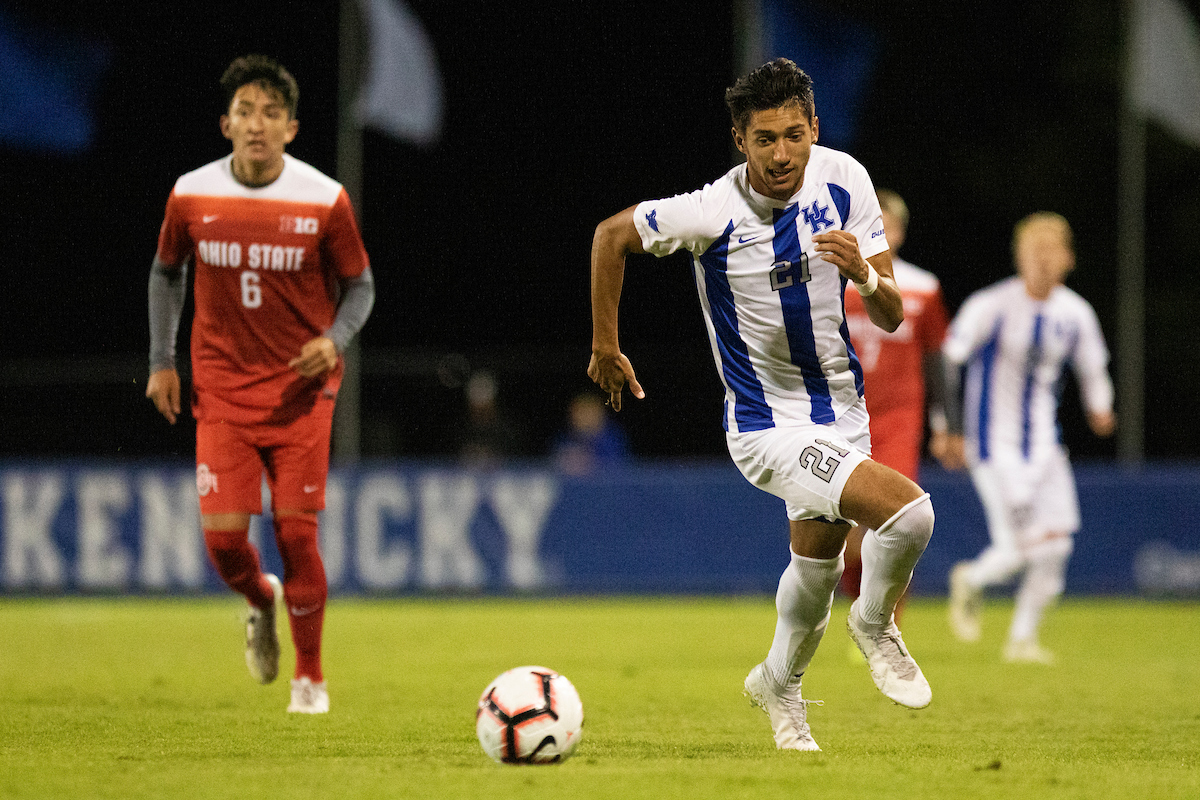 Kalil Elmedkhar.

Kentucky defeats Ohio State University 2-1.

Photo by Grace Bradley | UK Athletics