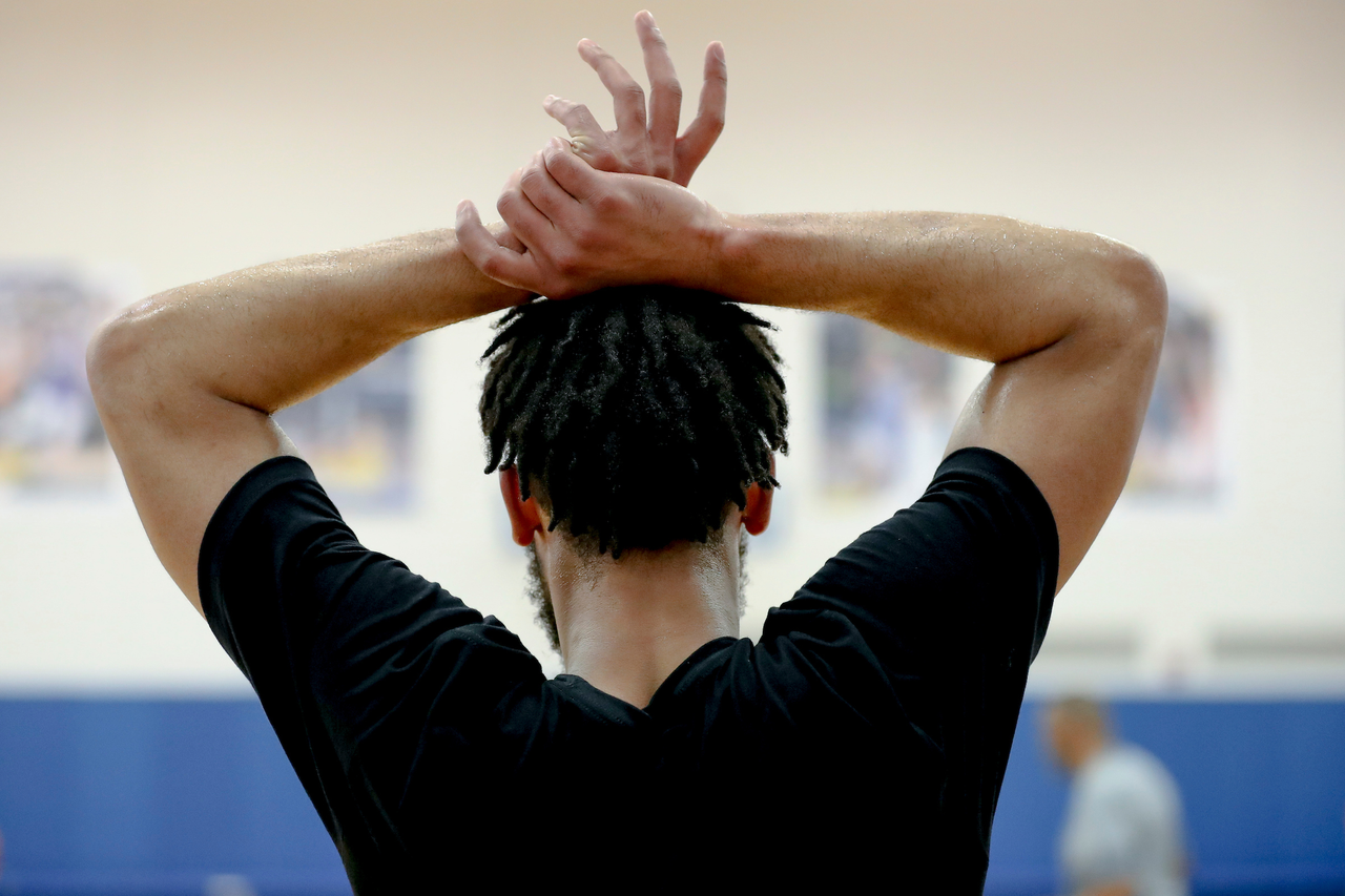 Davion Mintz.

Menâ??s basketball practice.

Photo by Chet White | UK Athletics