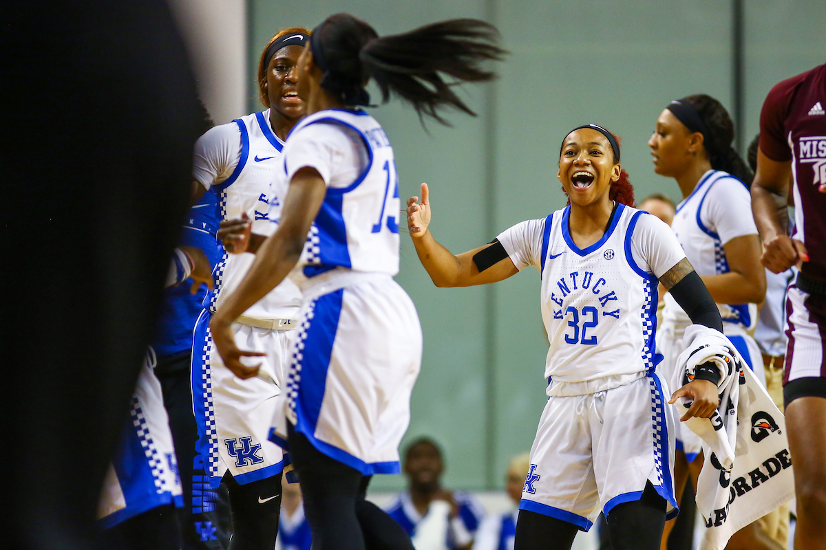Jaida Roper. 

Kentucky beat Mississippi State 73-62.

Photo by Sarah Caputi | UK Athletics