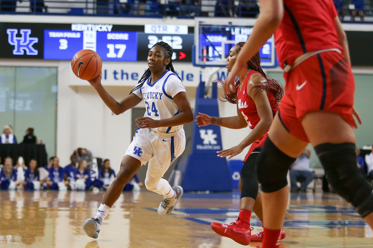 Taylor Murray

Kentucky Women's Basketball falls to Ole Miss. 

Photo by Hannah Phillips  | UK Athletics